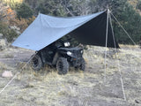 Super-6™ Canvas Tarp with Pole Set