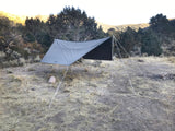 Super-6™ Canvas Tarp with Pole Set