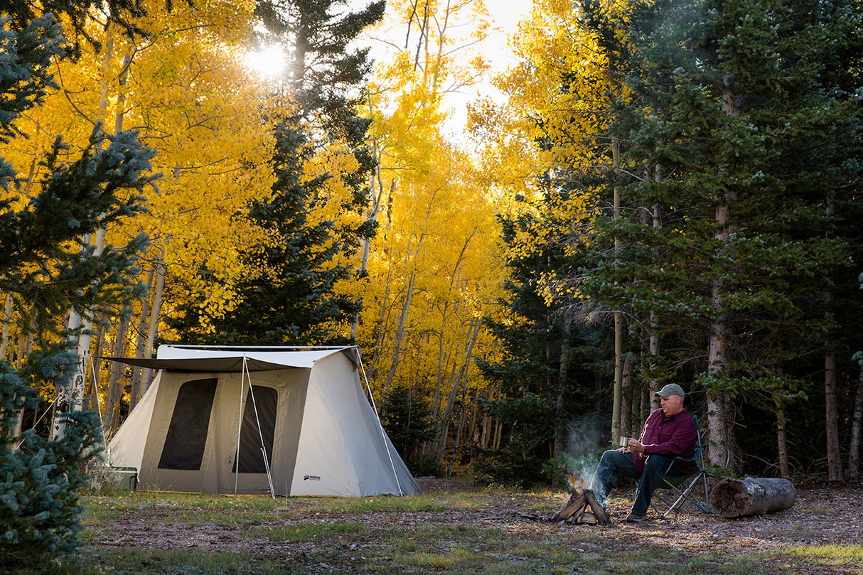 10 x 14 ft. Flex-Bow Deluxe Canvas Camping Tent