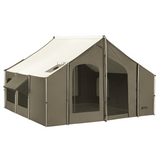 12x12 Cabin Lodge and Stove Bundle