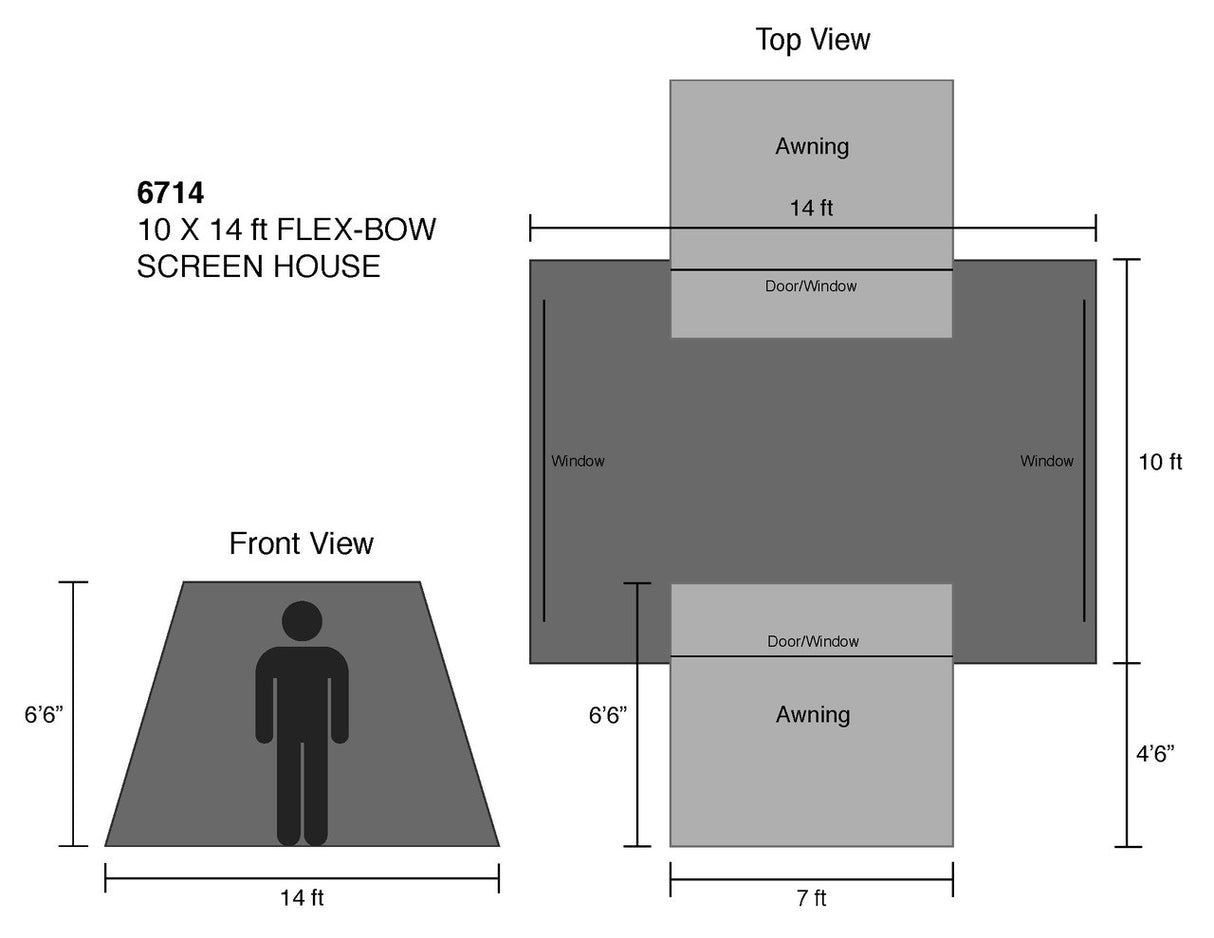 10 x 14 ft. Canvas Utility Tent